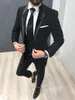 Yeni Bir Düğme Groomsmen Şal Yaka Düğün Damat Smokin Erkek Takım Elbise Düğün / Balo / Akşam Yemeği Best Man Blazer (Ceket + Kravat + Yelek + Pantolon) 971