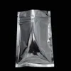 10 * 15cm Återställbar aluminiumfolie Förpackningspåse Självförsegling Mylar Zip Lock Förpackning Väskor Återförsäljbar Mat Snack Förvaringspaket Pouches 100pcs / Lot