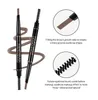 Handaiyan 5 Color Double Ended Brow Pencil Waterpression Laving Laft No Blooming Вращающийся треугольный глаз