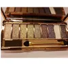 Mode Eyeshadow Palette 9 Färger Matte Ögonskugga Palett Glitter Eye Shadow Makeup Naken Makeup Set Kosmetika *