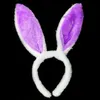 Oreilles de lapin clignotantes, ornements de pâques, lumière Led, oreilles de lapin scintillantes, décoration de coiffure, fournitures festives de fête 5021445