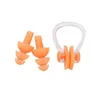 Swimming Nose Clip Earplug Sets Soft Silicone Nose Nlip Earplug Ear Plugs Suit Waterproof Swim Earplugs Nose Clips Kit 6 Colors DB3042964