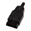 2018 Diagnostik-verktyg OBD Manlig Kvinna Plug OBD2 16Pin Connector OBD II Adapter OBDII Connector J1962 OBD2 I lager