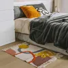 カーペットコットンとリネンタッセル編まれたカーペットのフロアマットのドアベッドルームタペストリー装飾的な毛布リビングルームジャカードエリアrug1