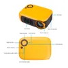A2000 Mini Taşınabilir LCD Projektör Tripod 1000 Lümen 1080p Beamer SD Kart USB Ev Sineması Video Projektör VS UC18 ile iPhone'dan daha küçük