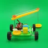 Wykonane ręcznie twórcze wynalazki, zabawki eksperyment nauk edukacyjny dla uczniów szkół podstawowych z zamiatającymi robotami