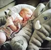 Retail Dropshipping 40 cm Olifant Knuffels Olifant Kussen Zacht voor Slapen Gevulde Dieren Speelgoed Baby's Playmate Geschenken voor kinderen