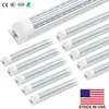 Cnsunway LED shop lights 4ft 8ft 120W LED Tube Light V Shape Integrated Tubes 4 8 ft Cooler Door Freezer LED Lighting