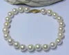 Best Buy Pearls Jewelry Genuine Akoya Pearl 14k Pulseira Ouro Sólido Natural Creme Branco Cor 8-9mm.