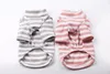 Elastic Bottoming Shirt Pet Dog Striped Clothes Cotton Warm Winter T-shirt Cat Puppy Costume Apparel for Small Medium Dog XS-2XL