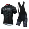 Cycling Clothing Jersey Sets Man Short Sleeve Pro Team Race Uniform Summer Triathlon Road Bike8477903