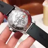 Najnowszy GT XL Power Reserve Automatyczna męska zegarek 1684573002 Klasyczna stalowa stalowa obudowa biała tarcza czarny gumowy pasek Puretime7142363