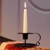 خمر الرجعية نظرة الكلاسيكية تفتق الشموع حامل الحديد النمط الأوروبي شمعدان حامل شمعة حامل من حزب عيد الميلاد عيد HH9-2523