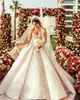 2019 роскошные свадебные платья с вуалью без бретелек линия кружева аппликация бисер оборками страна свадебные платья великолепный пляж Vestidos De Novia