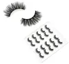 YENİ 10pair Sahte 3D Vizon Kirpikleri El yapımı Tam Şerit Yanlış Eyelashes Cruelty Free Lüks Makyaj Dramatik Vizon Kirpikler crisscross Kirpikler