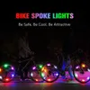 Waterproof bicycle spoke light 3 lighting mode LED bike wheel light easy to install bicycle safety warning light With Battery 10129