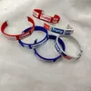 Bracciale Donald Trump Bracciale elettorale presidenziale USA Keep America Great 2020 Bracciale unisex in resina di plastica Favore di partito FFA4056-4