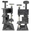 52quot Cat Tree Activity Tower Pet Kitty Furniture with Scratching Posts dders64313225667853