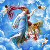 Hohe Qualität 3D Deckenbild Wallpaper Angel Foto Wand Wandbilder Tapeten für Wohnzimmer Schlafzimmeraufkleber Muraux Decken