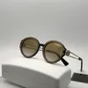 Großhandel-neue Modedesigner-Sonnenbrille 4342 Metall runder Rahmen Retor-Stil UV400-Schutz Outdoor-Brillen Top-Qualität