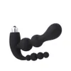 Hot 3 stilar vibrerande analpropp silikon vibratorer dildo g-spot butt plug massager för kvinnor män sex produktleksaker