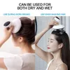 Upgrade Waterproof Electric Head Massager Prevent Hair Loss Smart Relax Scalp Massager Body Kneading Vibration Simulated Human Hand Massage