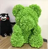 Fleurs décoratives Couronnes de 40 cm High Rose Bear Valentines Gift Conserved Fresh Flower Romance Artificial Toy of Women039s Be7915930