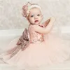 Baby flicka kläder prinsessa klänning kläder kortärmad spets båge boll klänning tutu party klänning toddler barn fancy klänning 0-7y