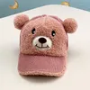 Nuovo berretto da baseball per bambini autunno inverno cappello per bambini piccola campana cartone animato berretto con visiera berretto da bambina cappelli 15237