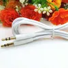 Aux Cable 3.5mm 1m 3ft 2m 6 stóp Male do męskiego Car Audio Kabel do iPhone Samsung PC MP3 słuchawki głośnik