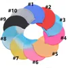 Arcobaleno colorato impermeabile in silicone orecchio protezione per capelli lunghi piscina cuffia da nuoto costumi da bagno cappelli per adulti JXW603