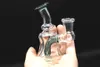 Mini Pocket Glass Bongs Recycler Olie Rigs Glas Water Pijpen Roken Pijp Gratis Verzending Bong Hookahs Shisha 14mm Joint