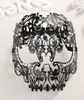 Venezia Cosplay maschera di ferro mascherata di diamanti divertente maschera per gli occhi festa regina maschera a pieno facciale strass in metallo prom