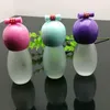 Rura palenia mini hakah szklana bongs kolorowy metalowy kształt urocza porcelanowa lalka szklana lampa alkoholowa