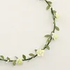 Planta Falso Coroa de flores Cabeça de Flor Grinalda da flor do casamento nupcial Cabeça de Flor Crown Rattan Garland Bohemian Headbands Viagem Praia