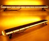 25" ile 54" LED Strobe Light Bar İtfaiyeci Polis Yanıp sönen Acil Fren Lambaları Amber çevirin Geri / W Araç Kamyon ışık çubuğunu Uyarı