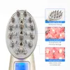 Laser cheveux repousse peigne traitement de perte de cheveux infrarouge RF EMS Stimulation cuir chevelu Vibration Massage lumière rouge brosse de soin des cheveux