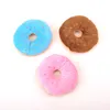 Donut huisdier speelgoed crème bagel schattige hond vocal pluche speelgoed huisdier hond puppy kat pieper kauw kwak geluid speelgoed kauw donut spelen speelgoed levert