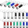 Mini Ficka ficklampor Keychain 5 Lampor LED Keychain för camping Vandring Kids Party Favors