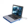 Universal under 14 tums Laptop Cooler Cooling Pad Base Big Fan USB med hållare Stand Gratis Frakt 6