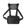 Alyx Black Chest Rig Bag för män Hip Hop Streetwear Waist Bag Tactical Chest Bags Fanny Pack Waist Packs Running Phone Bags