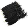 Crochet Hair Black Box Braids With Curly Ends Ombre Brown Kanekalon Loose Wave Synthetic 18 Inch Box Hair For Braiding Hair Extensions