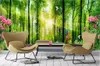 3d Wallpaper beautiful forest flowers living room bedroom decoration premium wall paper