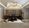 Luxury Modern Chandelier Lighting Round Crystal Pendant Light Fixtures Living Dining Room LED Lustres De Cristal