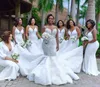 2019 Nouvelle Taille Plus Robes De Mariée Sirène Spaghetti Dentelle Appliqued Perles Perles Pays Robe De Mariée Sur Mesure Plage De Mariée Go3313247