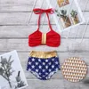 Kids Designer vestuário meninas swimwear moda verão crianças natação ternos suaves confortáveis ​​respirável dois pedaços conjunto 2020