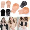 Women Push Up Bra Rabbit Ears Invisible Bra Lift Breast Nubra Self Adhesive Bras Nipple Cover Stickers Strapless Backless Bra Pad
