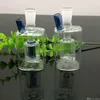 Mini-Quadratkessel aus Glas, Bbong-Wasserpfeife, Titan-Nagelschleifer, Glas-Bubbler für Pfeifenmischungsfarben