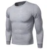 Mannen Winter Warm Lange Johns Plus Size Solid Color Thermal Long Sleeve Top Broek Ondergoed Set