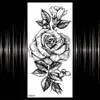 Adesivi per tatuaggi temporanei Demone teschio suicidio squadra tatuaggio joker nero Tatuaggio finto impermeabile 210 * 148mm